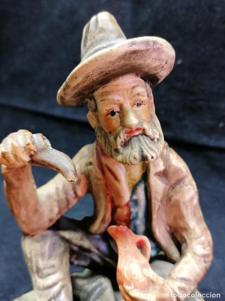 Antig&uuml;edades: Antigua figura de anciano. - Foto 5