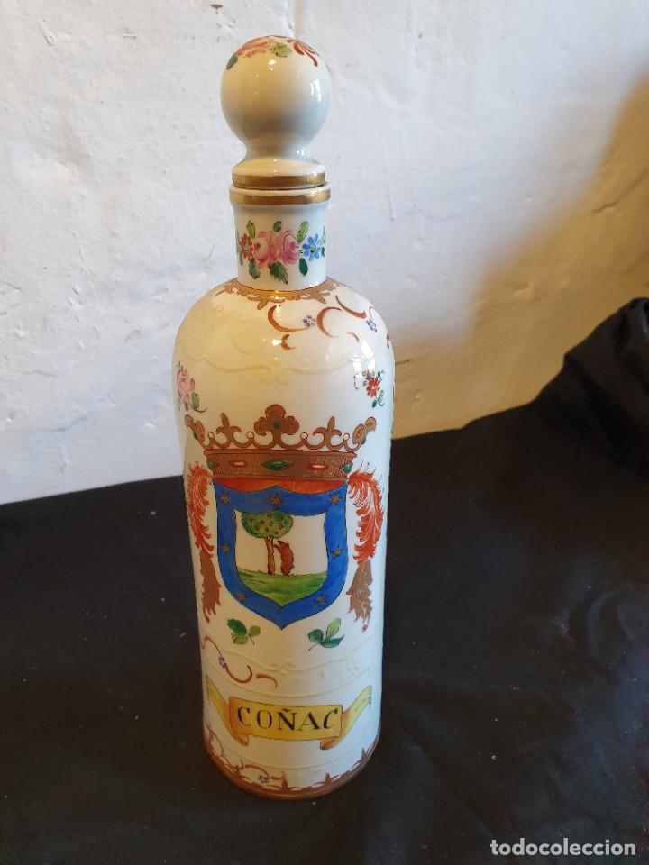 Antig&uuml;edades: BOTELLA DE CERAMICA CO&Ntilde;AC - Foto 4