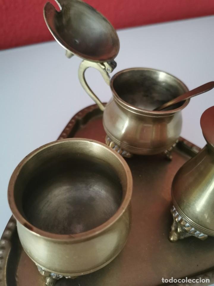 Antig&uuml;edades: Juego antiguo de bronce de 4 piezas - Foto 3