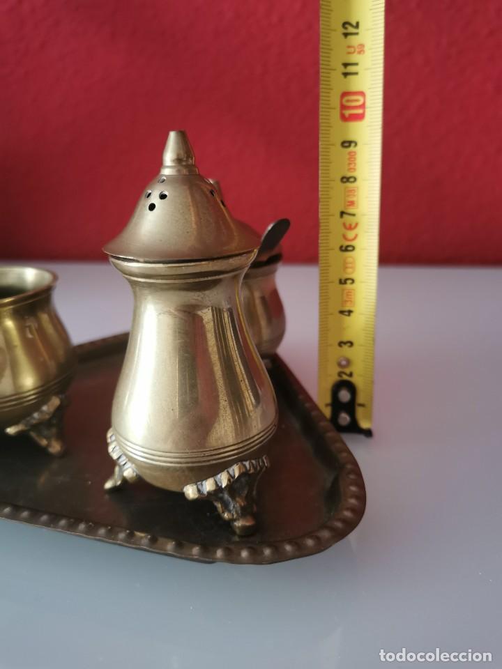 Antig&uuml;edades: Juego antiguo de bronce de 4 piezas - Foto 4