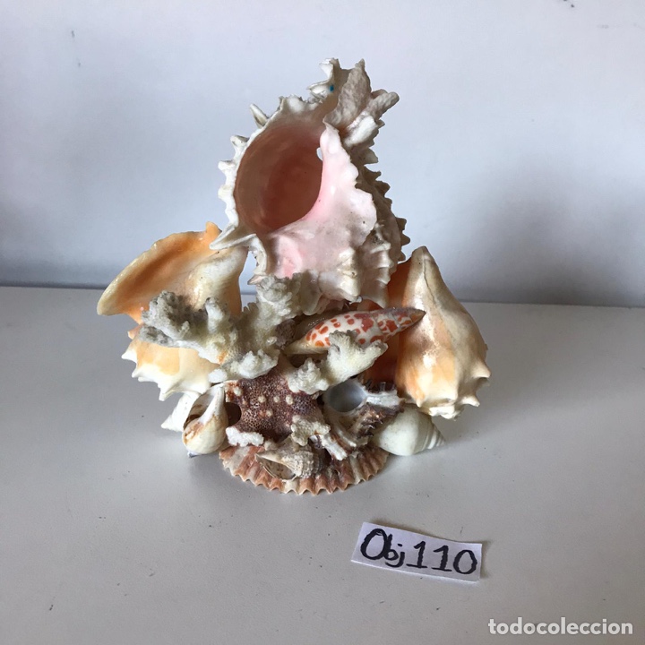 Antig&uuml;edades: Figura de conchas vintage - Foto 2