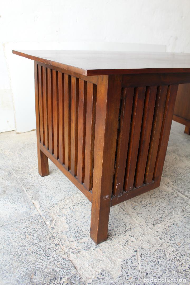 Antig&uuml;edades: mesa de despacho de estilo colonial - Foto 4