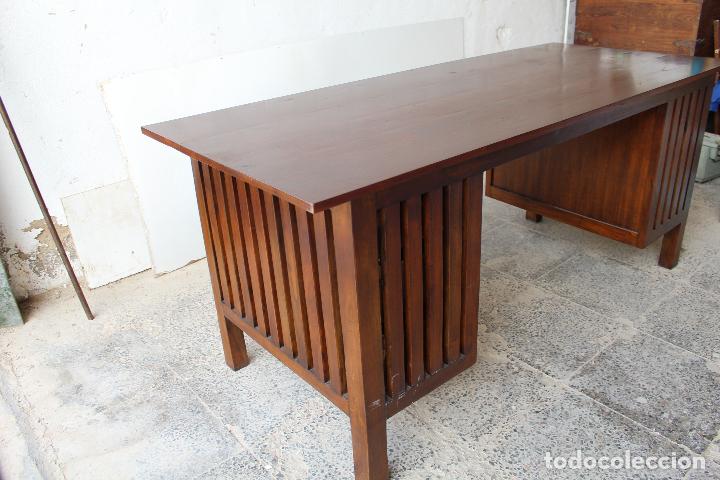 Antig&uuml;edades: mesa de despacho de estilo colonial - Foto 5