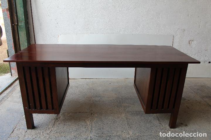 Antig&uuml;edades: mesa de despacho de estilo colonial - Foto 8