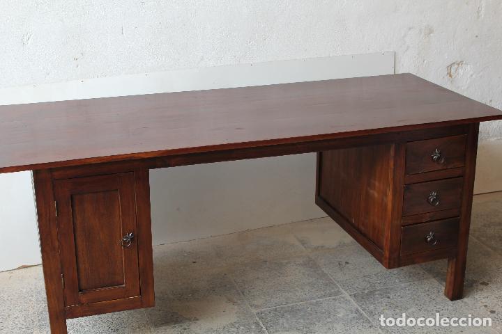 Antig&uuml;edades: mesa de despacho de estilo colonial - Foto 12