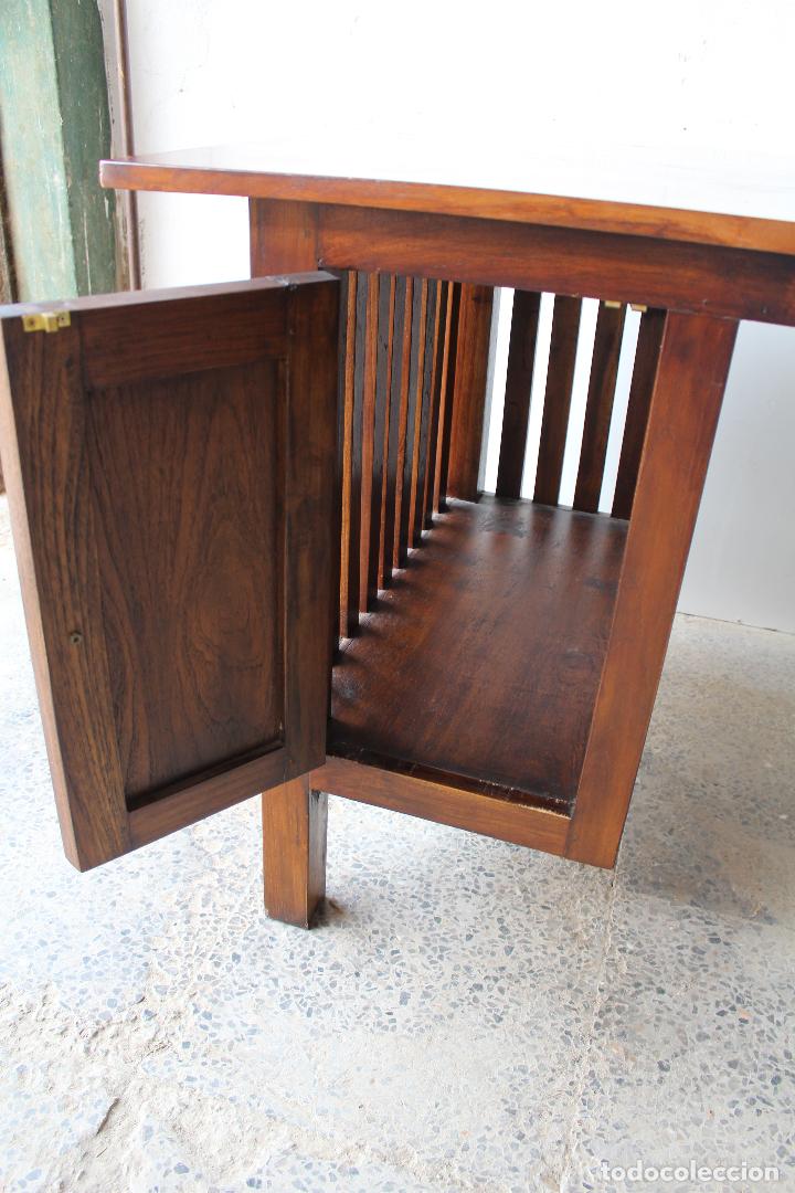 Antig&uuml;edades: mesa de despacho de estilo colonial - Foto 13