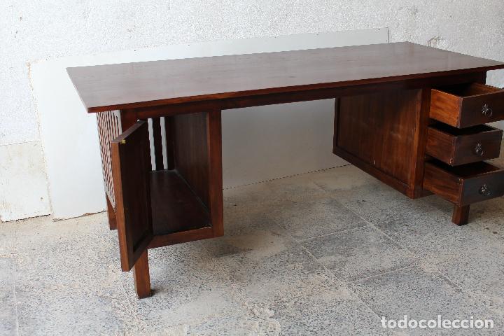Antig&uuml;edades: mesa de despacho de estilo colonial - Foto 14