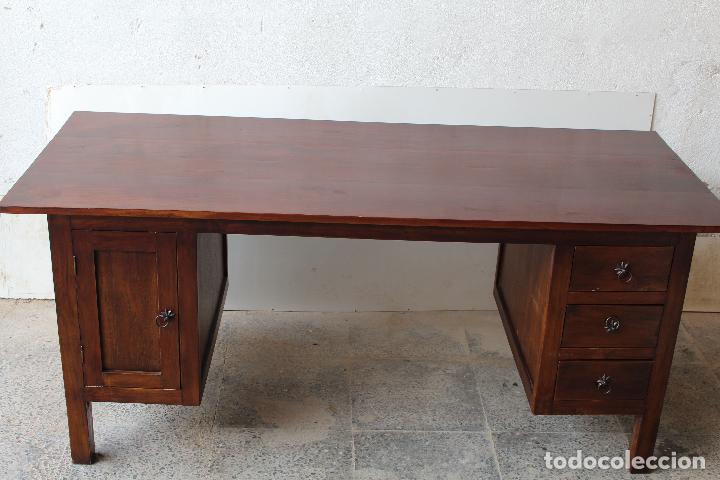 Antig&uuml;edades: mesa de despacho de estilo colonial - Foto 16