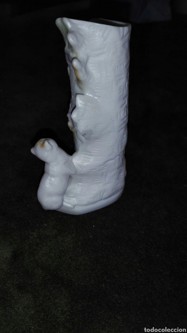 Antig&uuml;edades: Violetero en porcelana - Foto 2