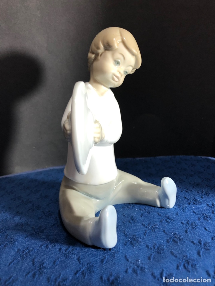Antig&uuml;edades: REF: 01004613 &ldquo;NI&Ntilde;O CON PLATILLOS&rdquo; LLADR&Oacute; - Foto 2