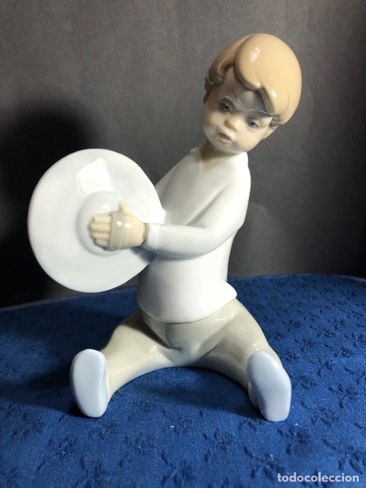 Antig&uuml;edades: REF: 01004613 &ldquo;NI&Ntilde;O CON PLATILLOS&rdquo; LLADR&Oacute; - Foto 3