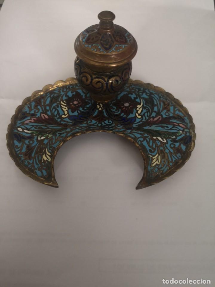 Antig&uuml;edades: Tintero S.XIX Cloisonn&eacute; - Foto 1