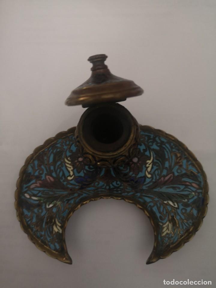 Antig&uuml;edades: Tintero S.XIX Cloisonn&eacute; - Foto 2
