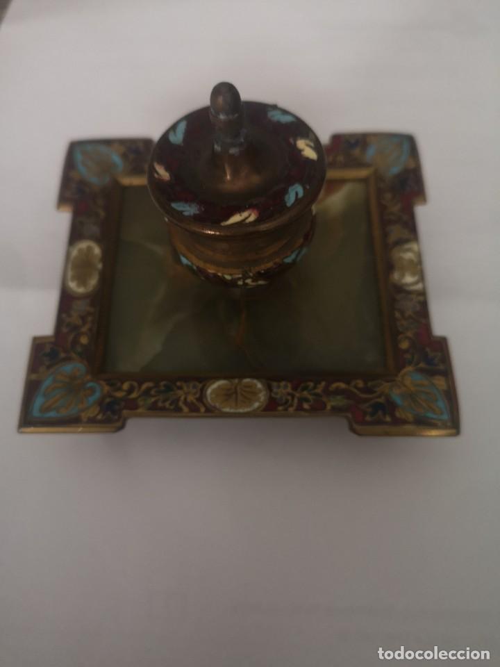 Antig&uuml;edades: Tintero S.XIX Cloisonn&eacute; - Foto 1