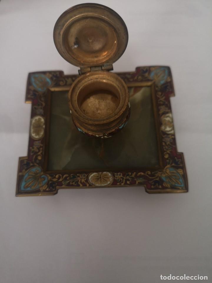 Antig&uuml;edades: Tintero S.XIX Cloisonn&eacute; - Foto 2