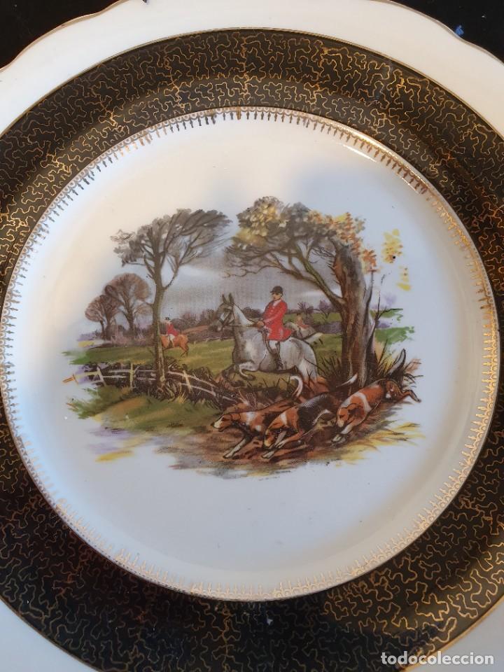 Antig&uuml;edades: PLATO PORCELANA 25 CM - Foto 2