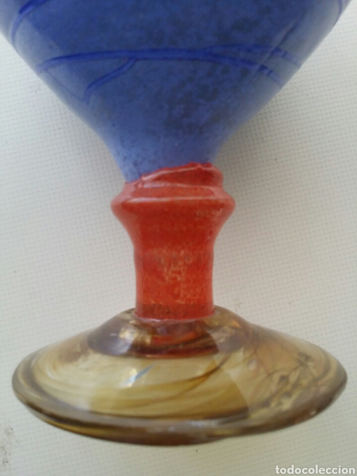 Antig&uuml;edades: JARR&Oacute;N BOTELLA DE CRISTAL DE MURANO - Foto 4