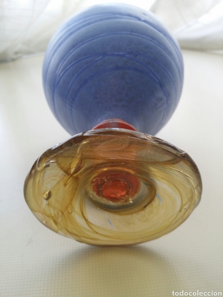 Antig&uuml;edades: JARR&Oacute;N BOTELLA DE CRISTAL DE MURANO - Foto 5
