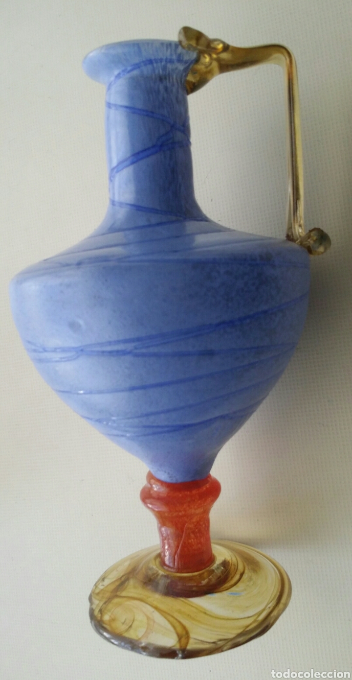 Antig&uuml;edades: JARR&Oacute;N BOTELLA DE CRISTAL DE MURANO - Foto 6