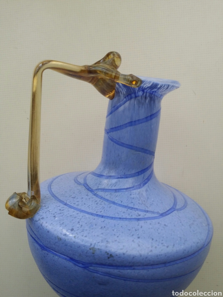 Antig&uuml;edades: JARR&Oacute;N BOTELLA DE CRISTAL DE MURANO - Foto 1