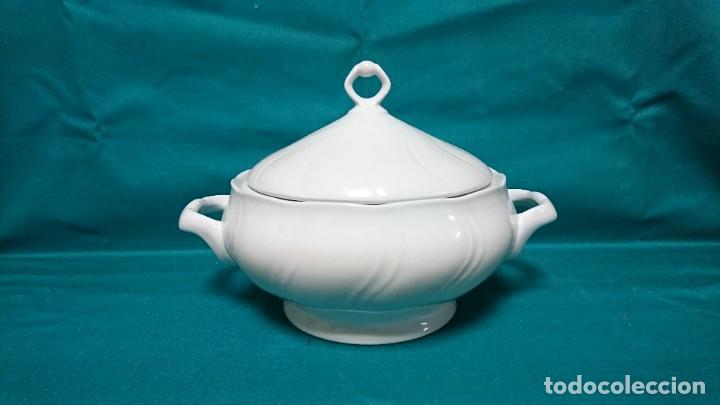 Antig&uuml;edades: SOPERA DE PORCELANA ALLEGAO - Foto 1