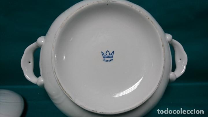 Antig&uuml;edades: SOPERA DE PORCELANA ALLEGAO - Foto 4