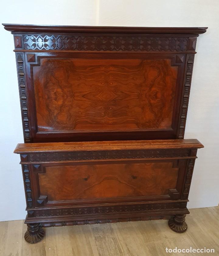 Antig&uuml;edades: CAMA , MADERA DE CASTA&Ntilde;O - Foto 1