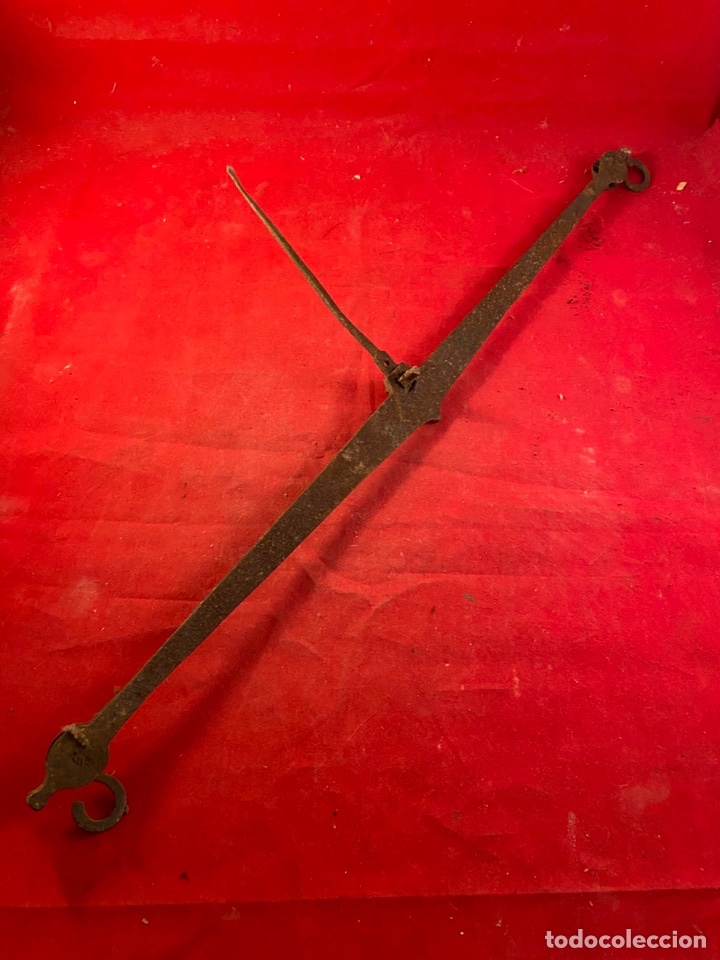 Antig&uuml;edades: Hierro de balanza de forja - Foto 2