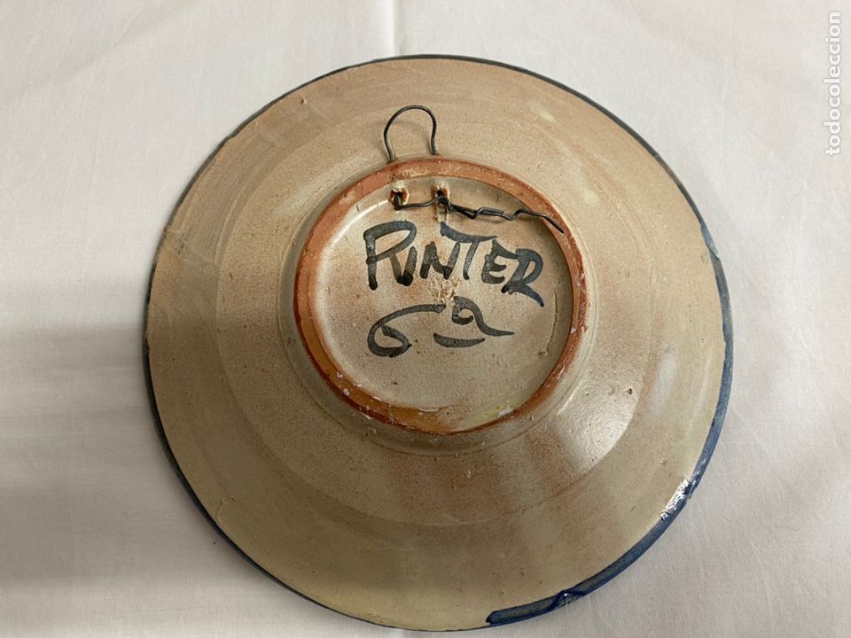 Antig&uuml;edades: Plato de cer&aacute;mica PUNTER G&ordf; - Foto 4