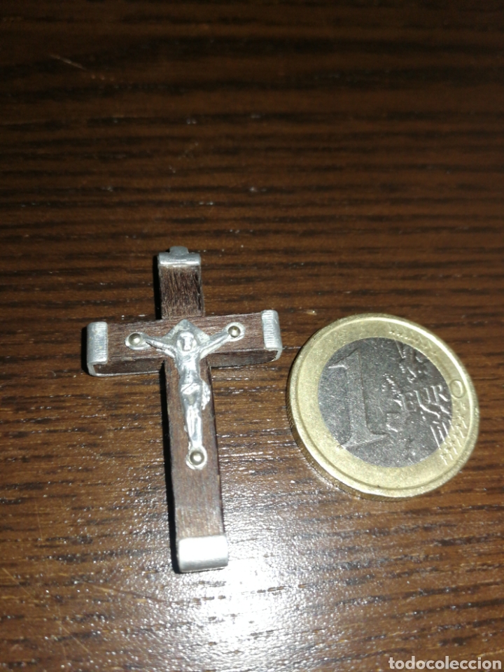 Antig&uuml;edades: CRUCIFIJO MADERA Y METAL - Foto 1