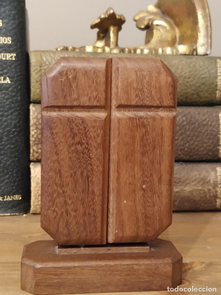 Antig&uuml;edades: ANTIGUO RETABLO V&Iacute;A CRUCIS TR&Iacute;PTICO - Foto 4
