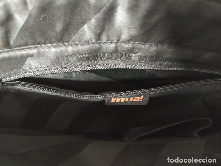Antig&uuml;edades: BOLSO CUERO GRANATE - Foto 3