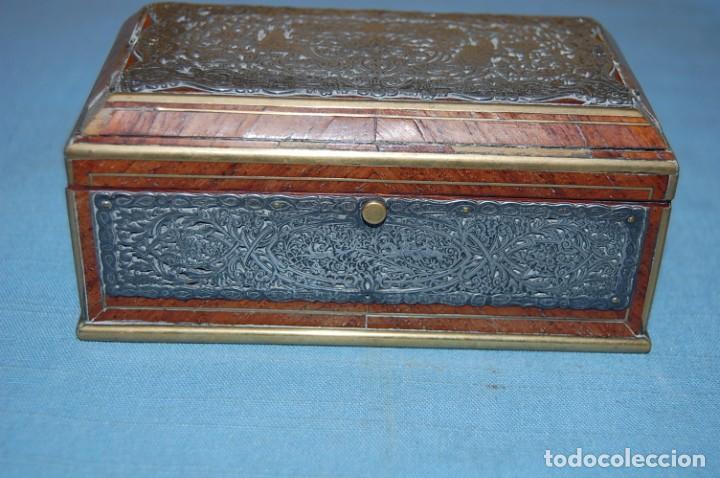 Antig&uuml;edades: CAJA CON MARQUETERIA - Foto 3