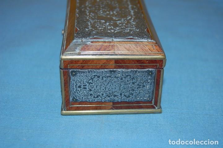 Antig&uuml;edades: CAJA CON MARQUETERIA - Foto 4