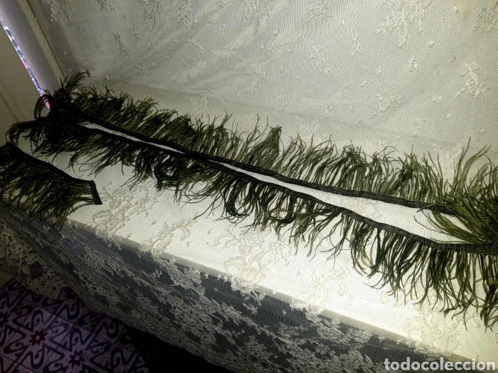 Antig&uuml;edades: BOA &Oacute; TIRA DE PLUMAS VERDE - Foto 3
