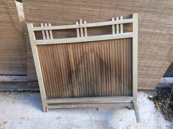 Antig&uuml;edades: Pantalla chimenea para restaurar - Foto 2