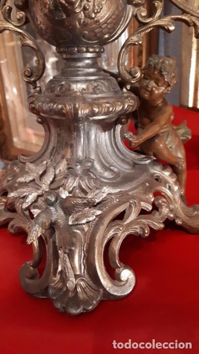 Antig&uuml;edades: Centro de cristal y Calamina. Siglo XIX. - Foto 3
