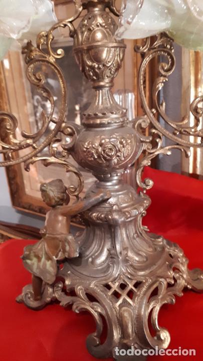 Antig&uuml;edades: Centro de cristal y Calamina. Siglo XIX. - Foto 10