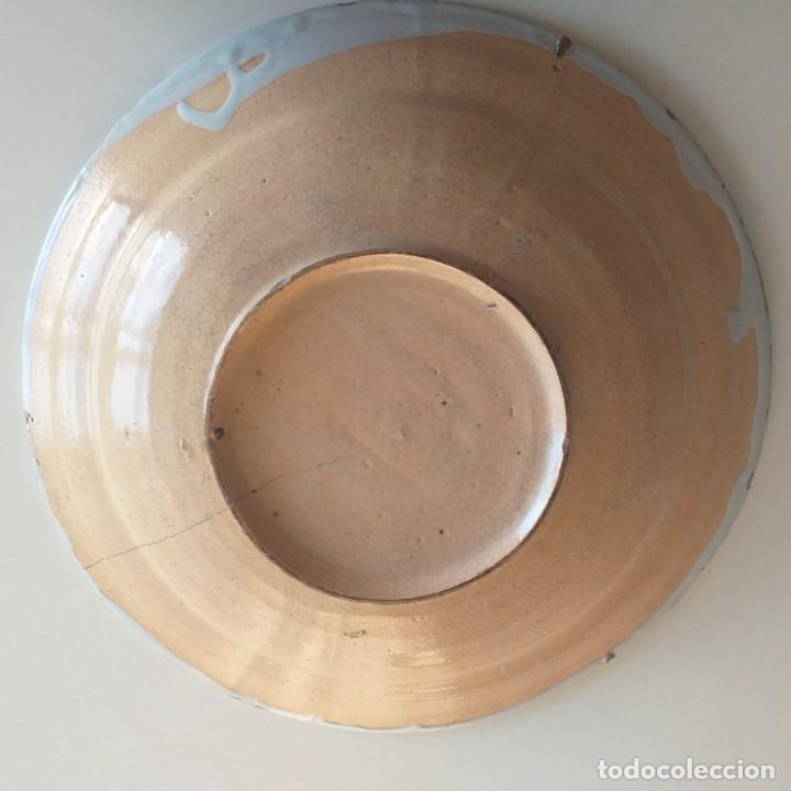 Antig&uuml;edades: Raro gran plato de cer&aacute;mica. - Foto 3