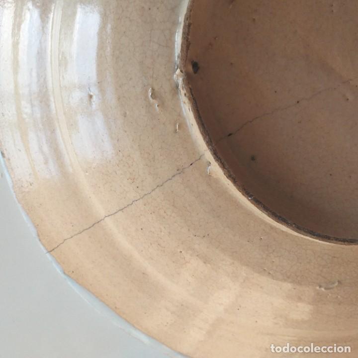 Antig&uuml;edades: Raro gran plato de cer&aacute;mica. - Foto 4