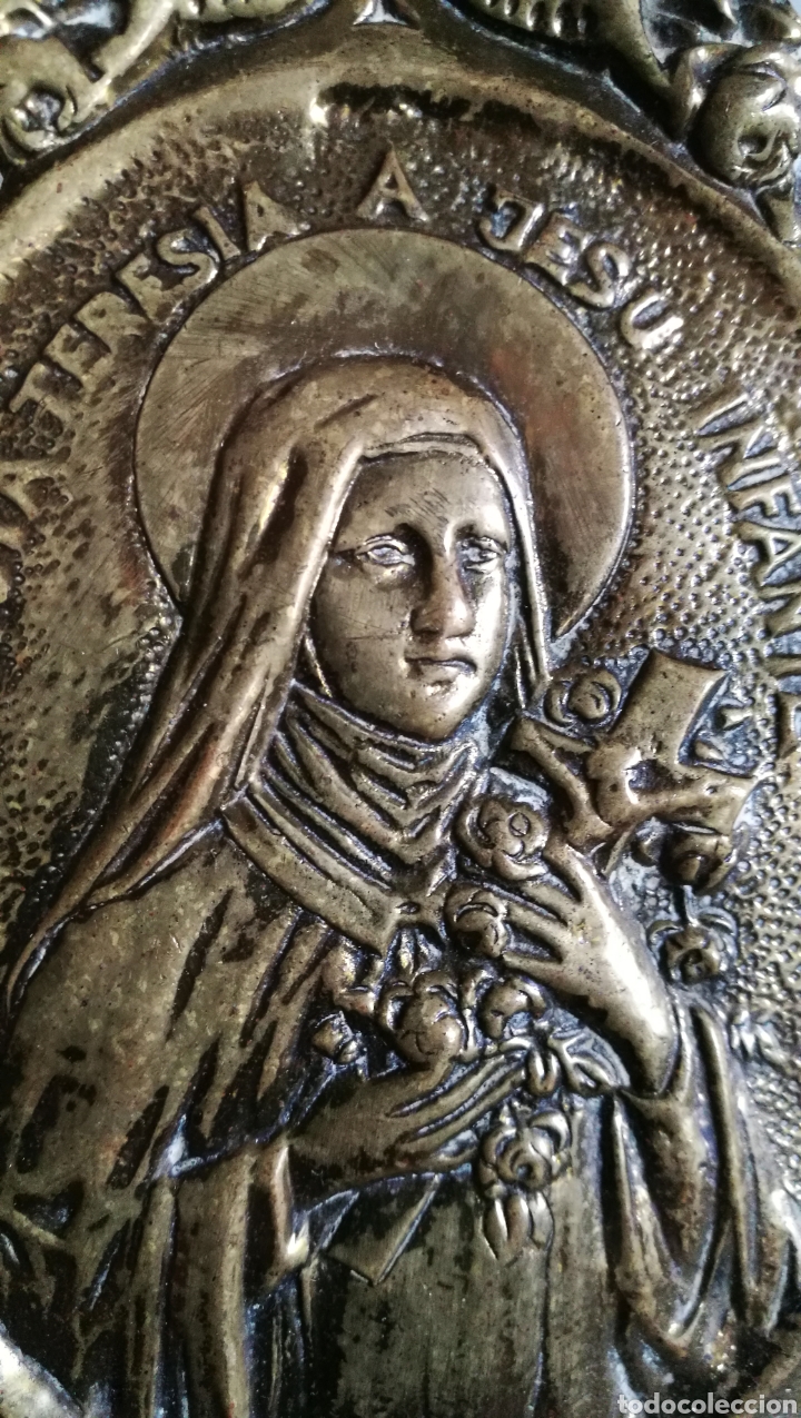 Antig&uuml;edades: ANTIGUA PLACA BRONCE XON GRABADO - Foto 4