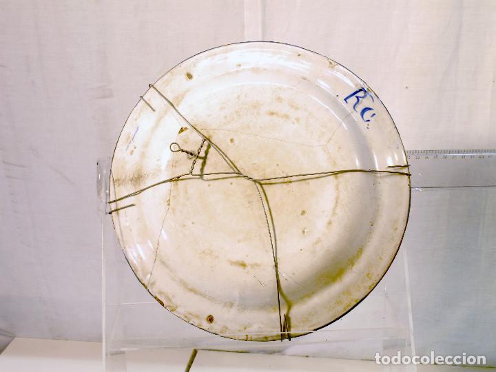 Antig&uuml;edades: Raro plato grande s XIX RC - Foto 2
