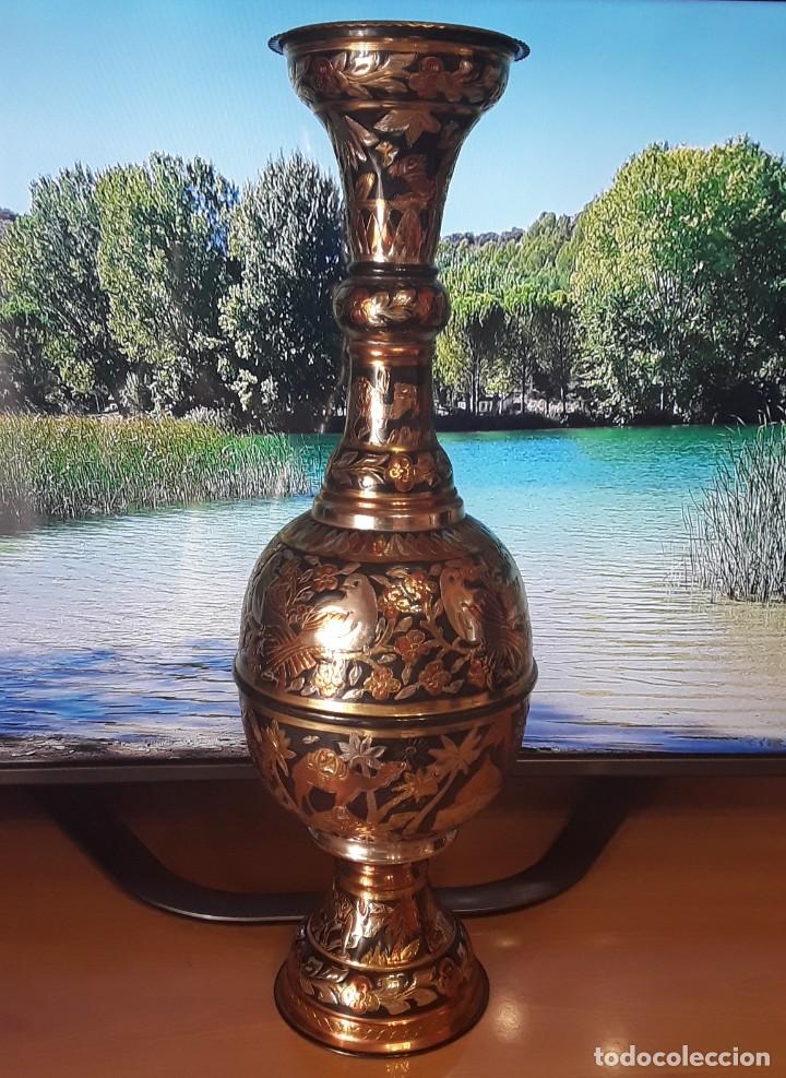 Antig&uuml;edades: Jarrones decorados en cobre - Foto 5
