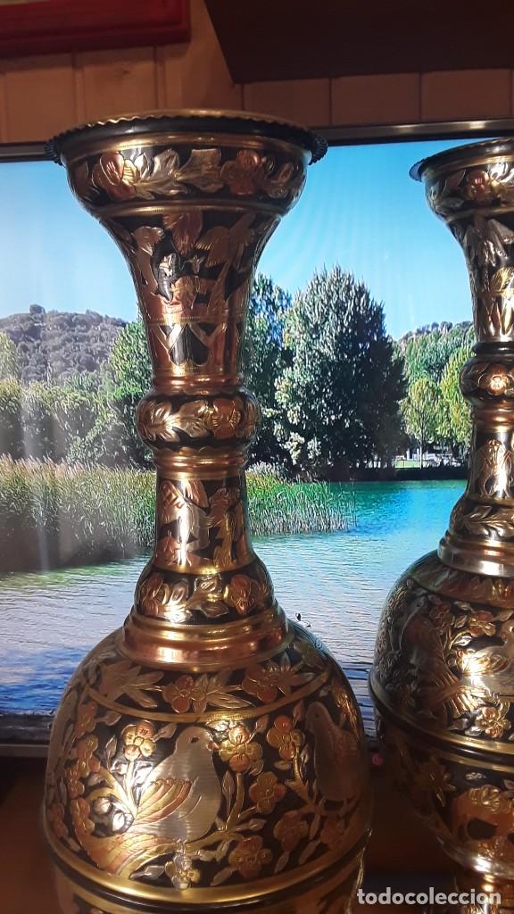 Antig&uuml;edades: Jarrones decorados en cobre - Foto 6