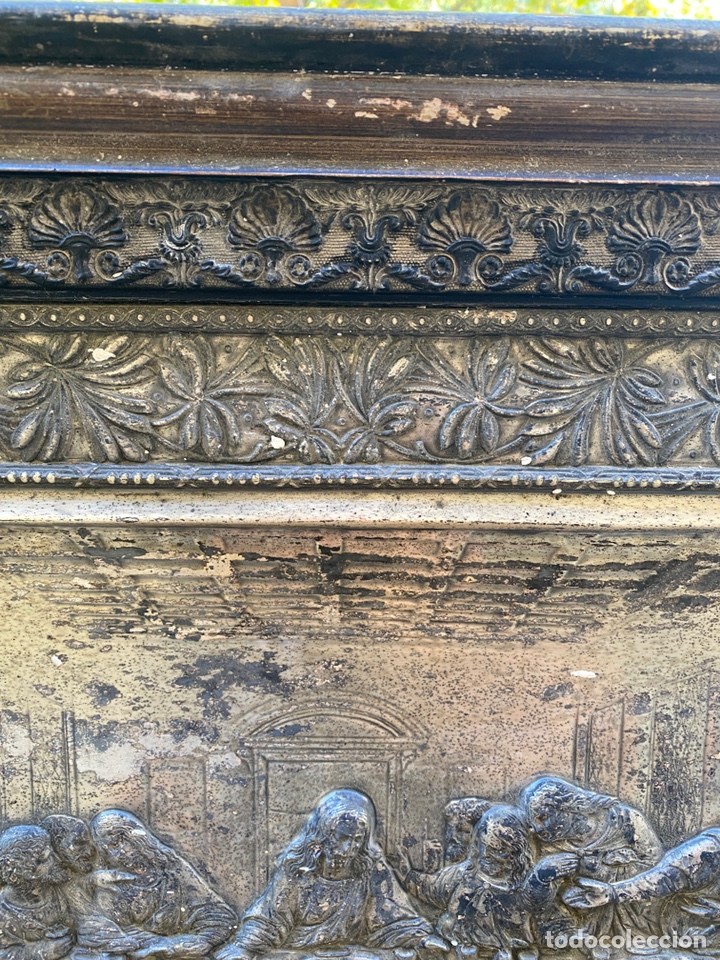 Antig&uuml;edades: Cuadro ultima cena relieve 75x51 - Foto 6