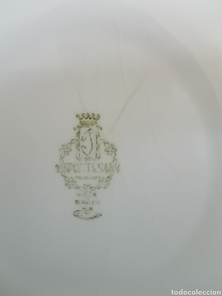Antig&uuml;edades: Plato porcelana - Foto 3
