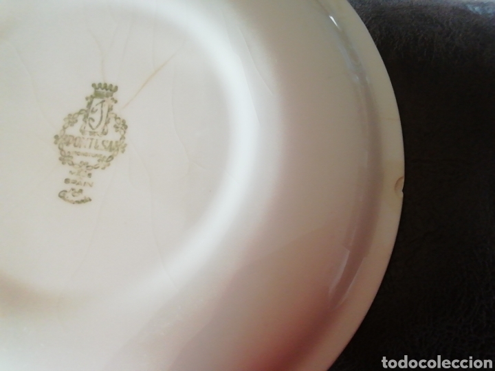 Antig&uuml;edades: Plato porcelana - Foto 4