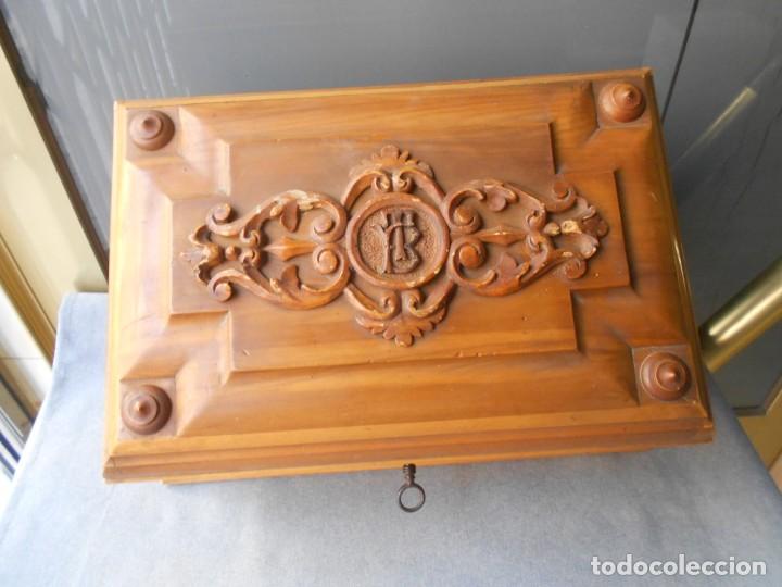 Antig&uuml;edades: ANTIGUO JOYERO DE MADERA - Foto 2