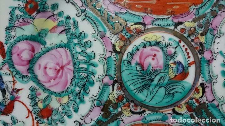 Antig&uuml;edades: PLATO DE PORCELANA CHINA - Foto 3