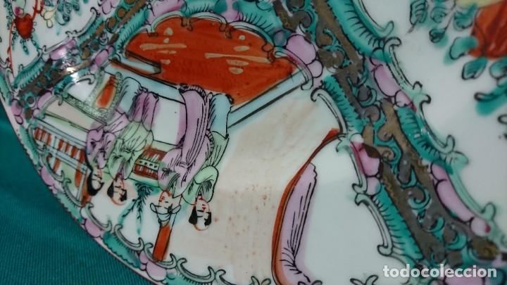Antig&uuml;edades: PLATO DE PORCELANA CHINA - Foto 4